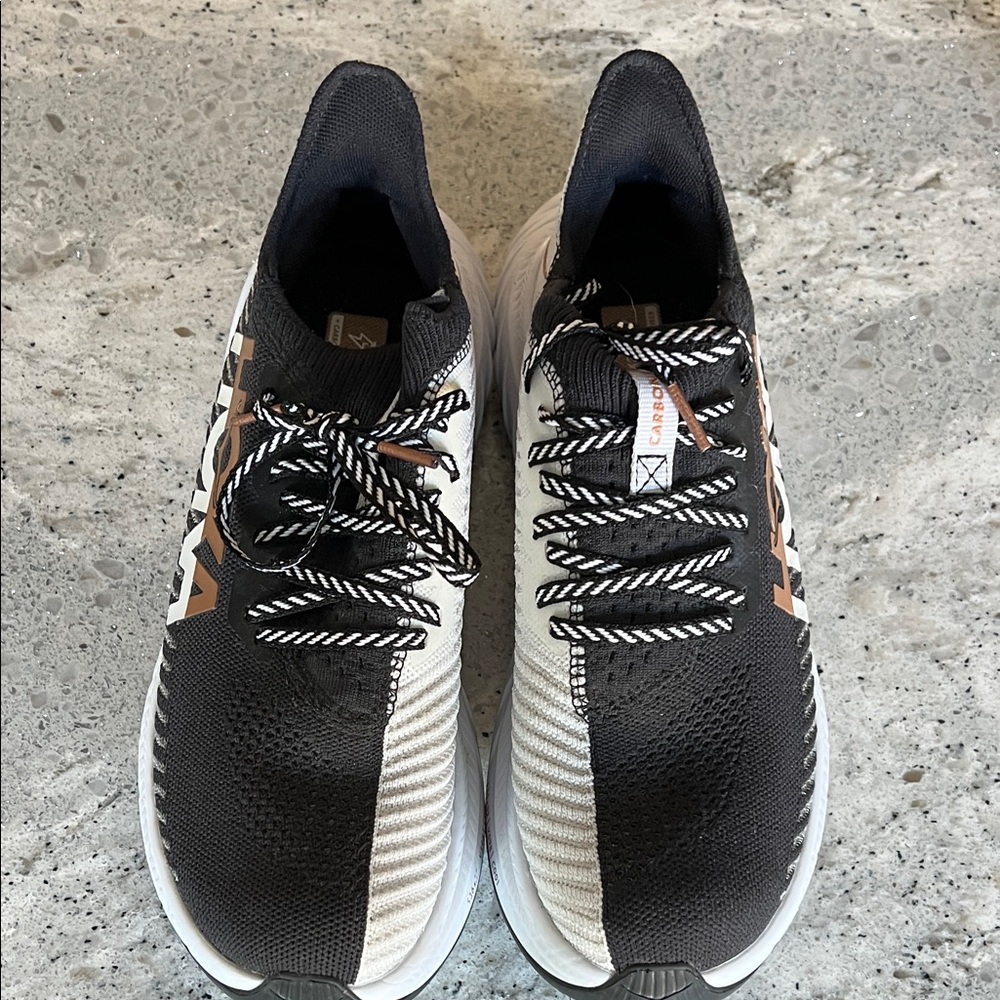 HOKA Hoka One One Running Carbon Black Athletic Shoes Size 8 - Picture 3 of 10